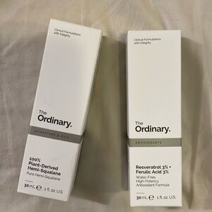 Ordinary Resveratrol 3% + Ferulic Acid 3%, 100% plant Derived Hemi Squalane